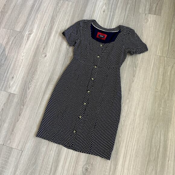 Maeve by Anthropologie Cecile Polka Dot Short Dress Size 6 - Picture 14 of 14